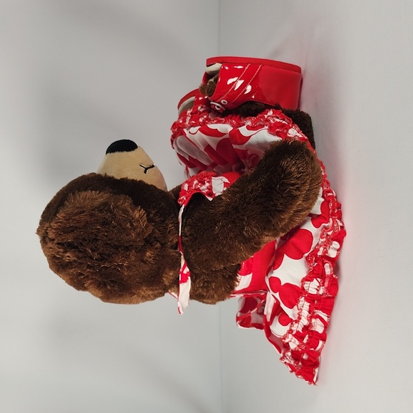 Build a bear plush / stuffed toy - Bear with red dress/shoes - Picture 3 of 16